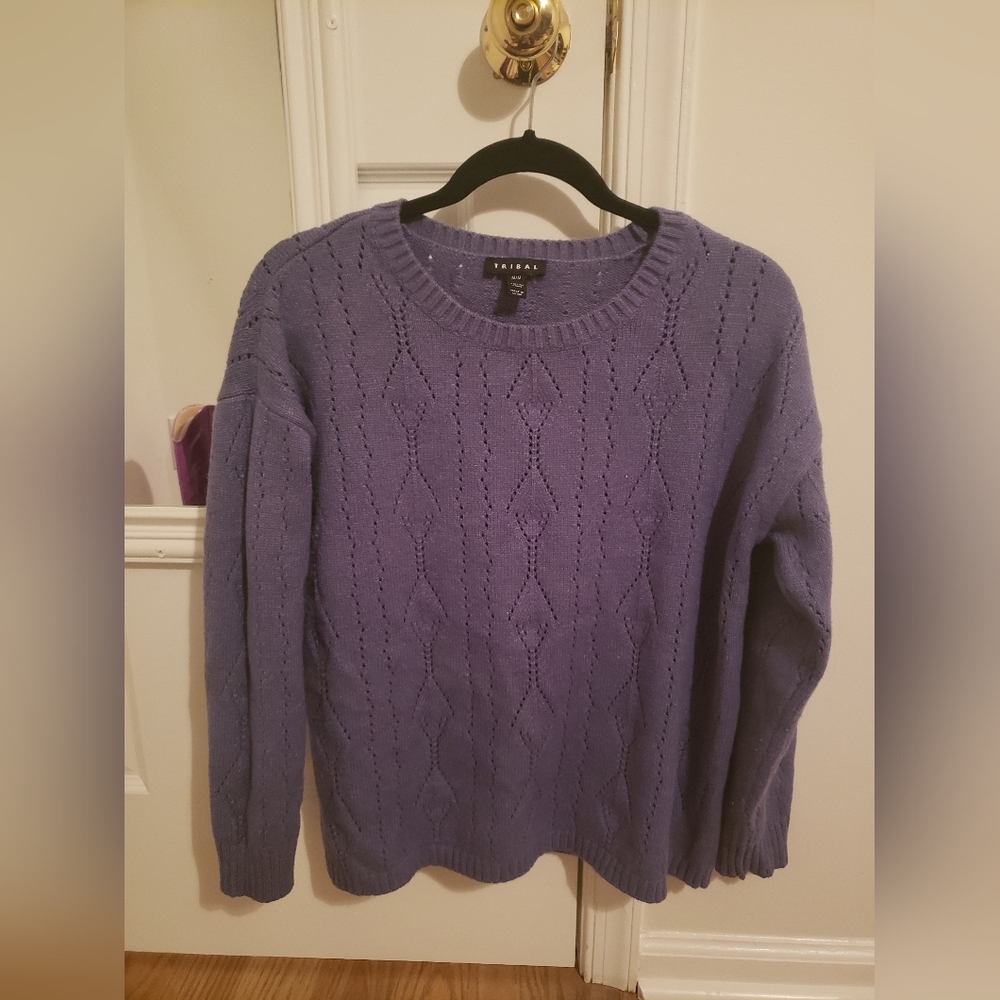 Tribal Blue Sweater